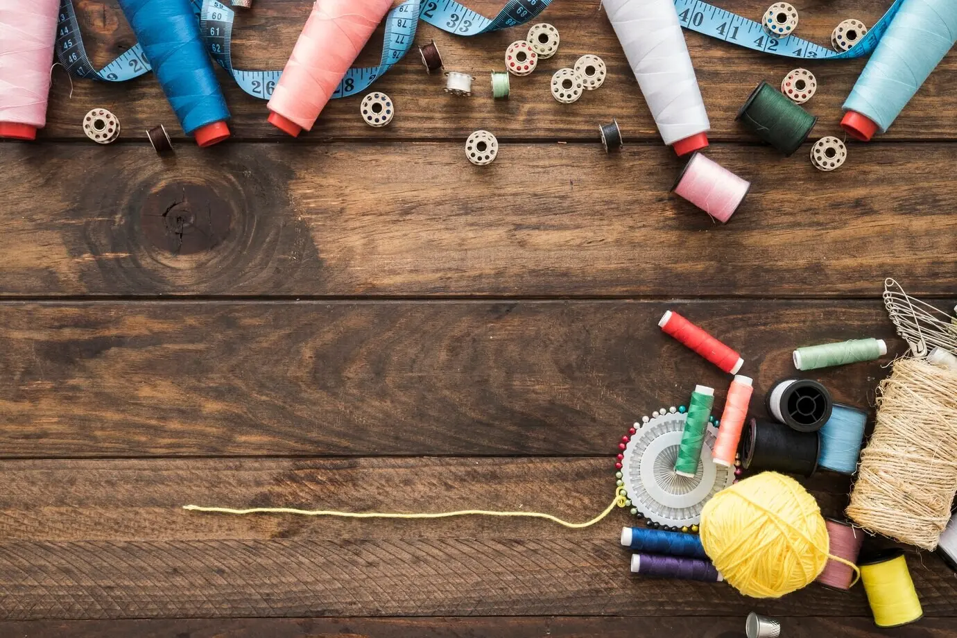 Auswahl an Nähsachen